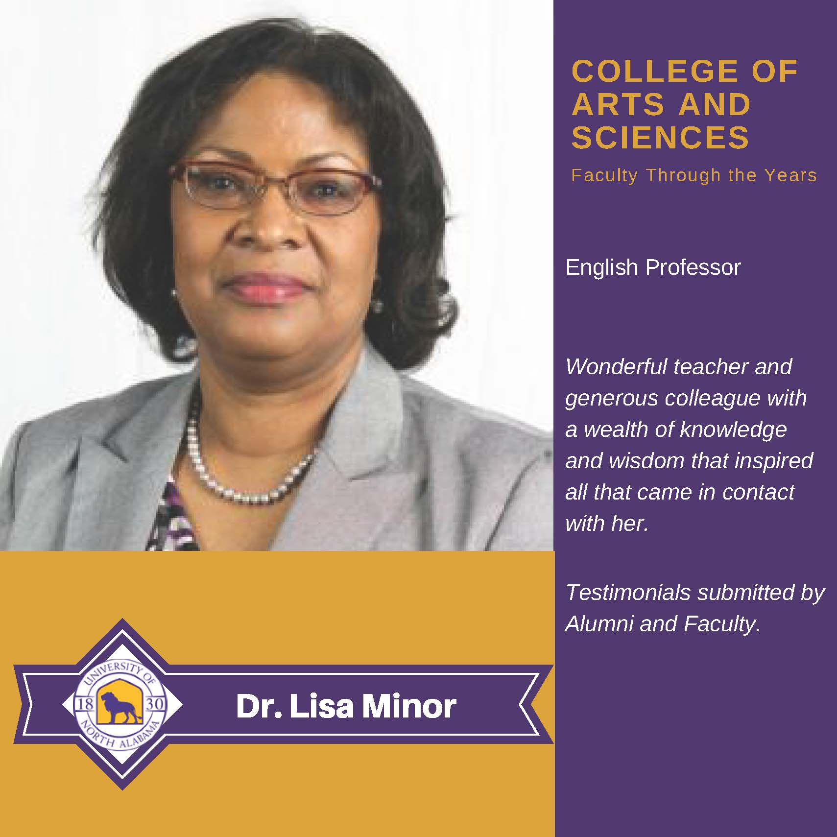 Dr. Lisa Minor FTY